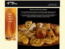 Tablet Screenshot of doucefrancebakery.com
